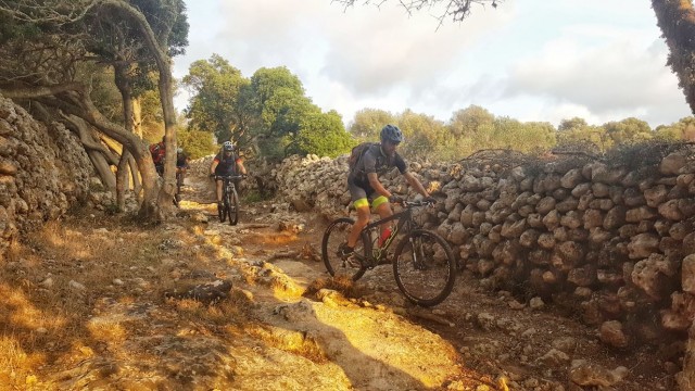 Probando ruta Ciutadella